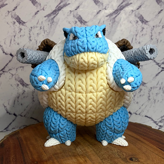 Knitted Style Blastoise 3D Printed Figure