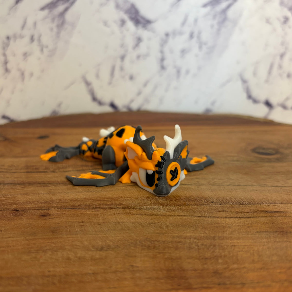 3D Printed Articulated Dragon Figurine
