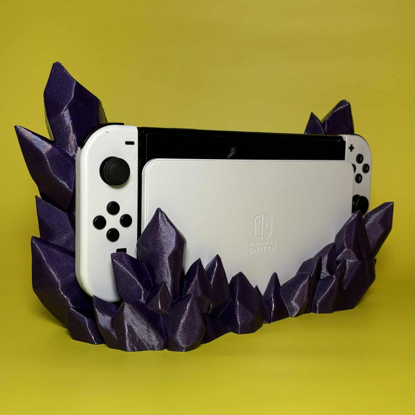 Crystal Galaxy OLED Switch Dock Holder