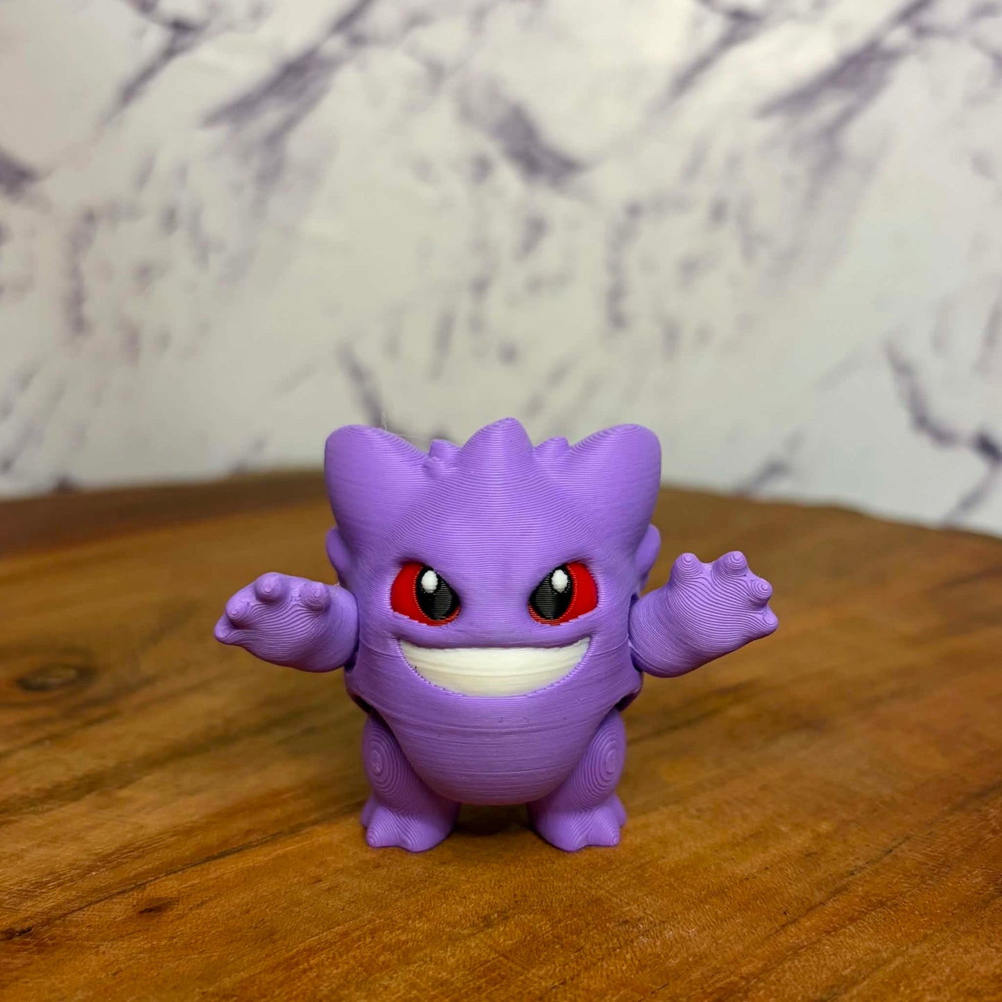 3D Printed Articulated Gengar Figure