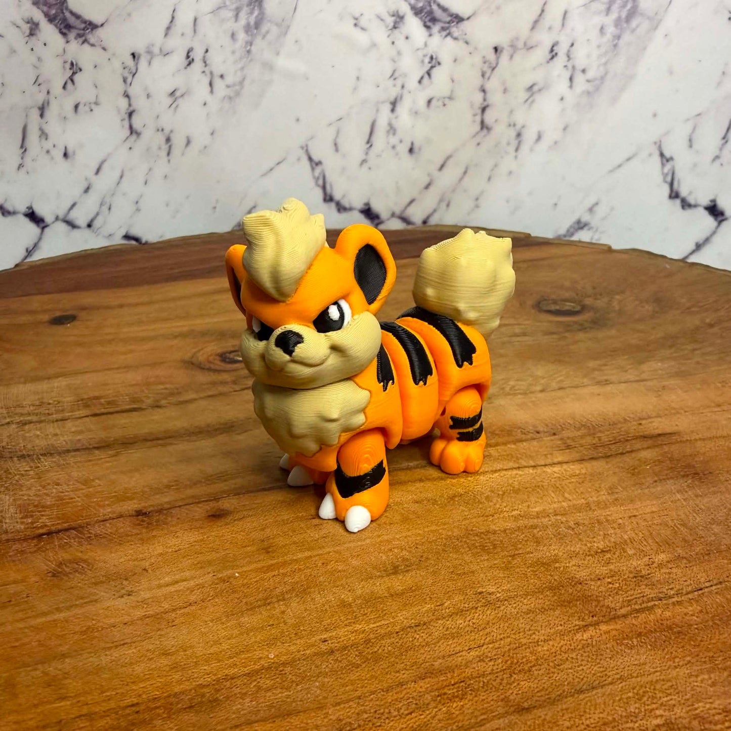 3D Printed Articulated Growlithe  Figure