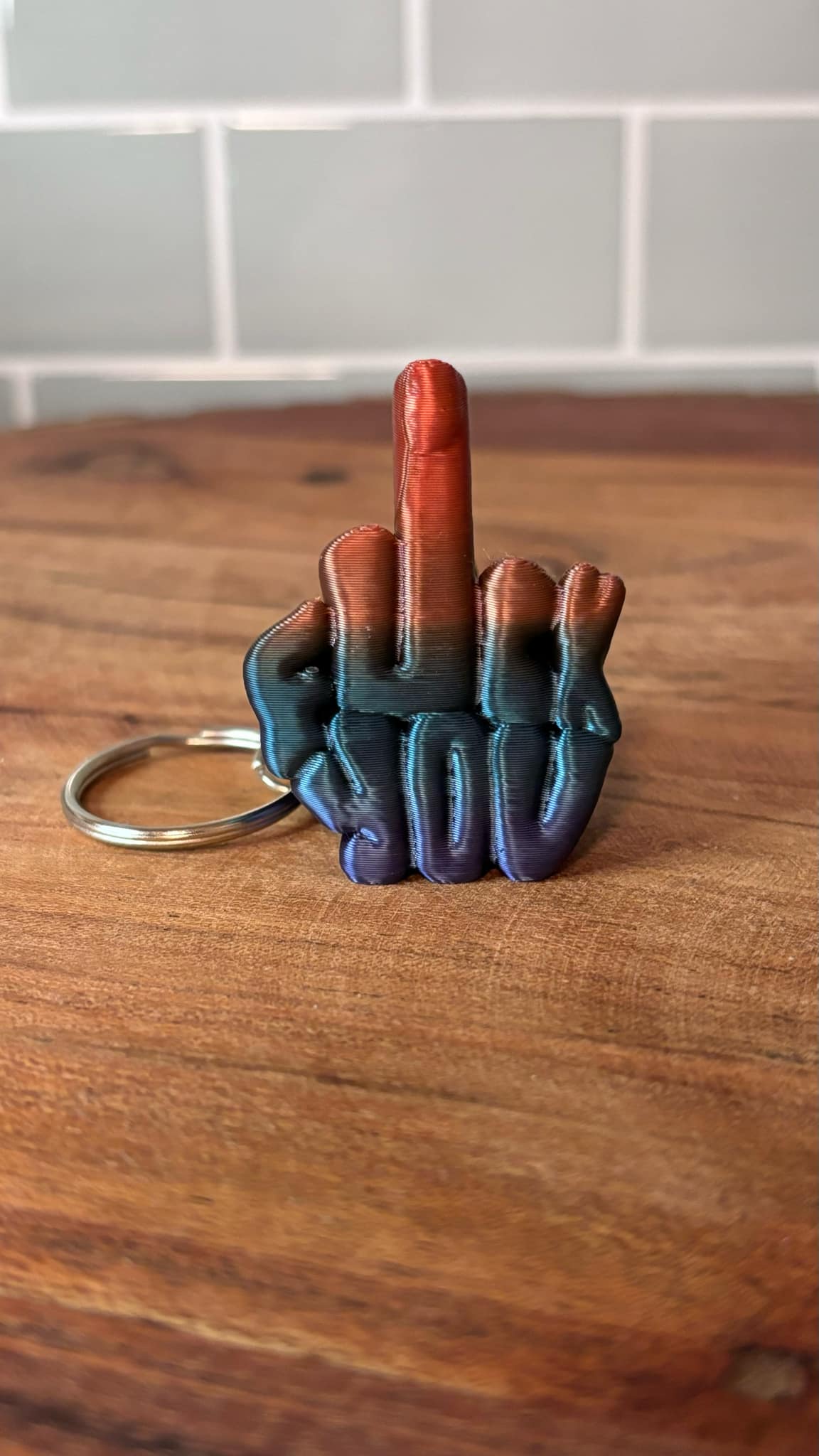 Fk You Key Ring,