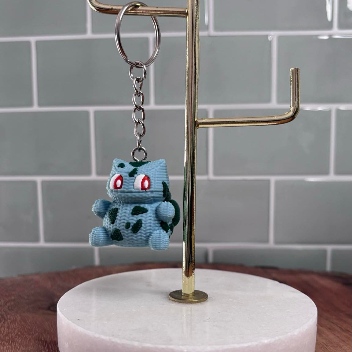 3D Printed Bulbasaur - Inspired Keychain – Adorable Pokémon Gift!